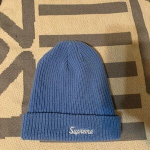 Supreme Classic Blue Beanie